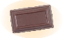 Photograph of a section of a chocolate bar