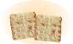 Photograph of two crackers