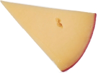 Photograph of a wedge of cheese