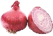 Photograph of red onions