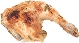 Photograph of a piece of cooked chicken (leg and thigh)