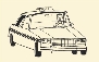 Illustration of a cab driver in a taxi