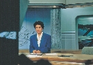 Photograph of a news reporter