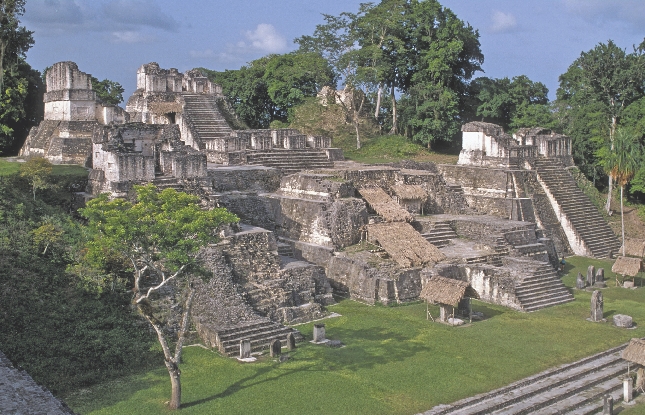 Tikal was a large Maya city.