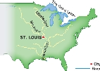 Rivers Connected to the Mississippi