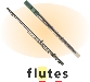 Illustration of two flutes with the word “flutes” below