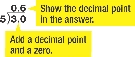 Show the decimal point in the answer.