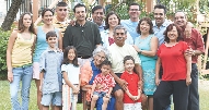 Photograph of a large group of people posing for a photograph