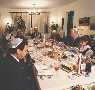 Photograph of Jews eating together