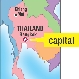 A star on a map shows the capital. The government of a country is located in the capital city.