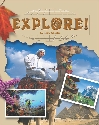 Photograph of the theme book, “Explore!”