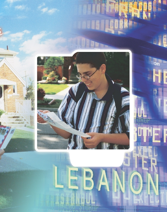 photograph of a teenage boy reading a letter