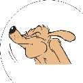 illustration of cartoon dog