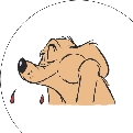 illustration of cartoon dog