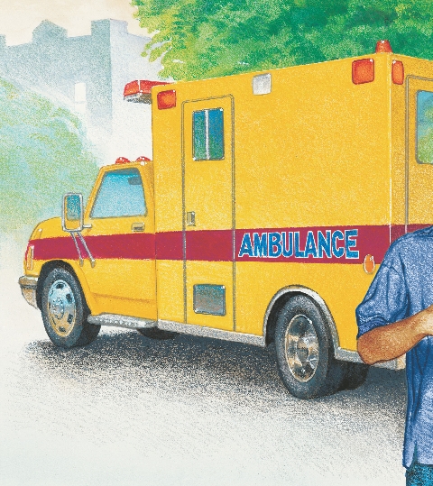 illustration of an ambulance