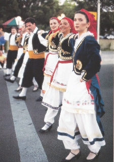 GREEK FOLK DANCERS