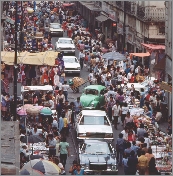 Nearly nineteen million people live in and around Mexico City.