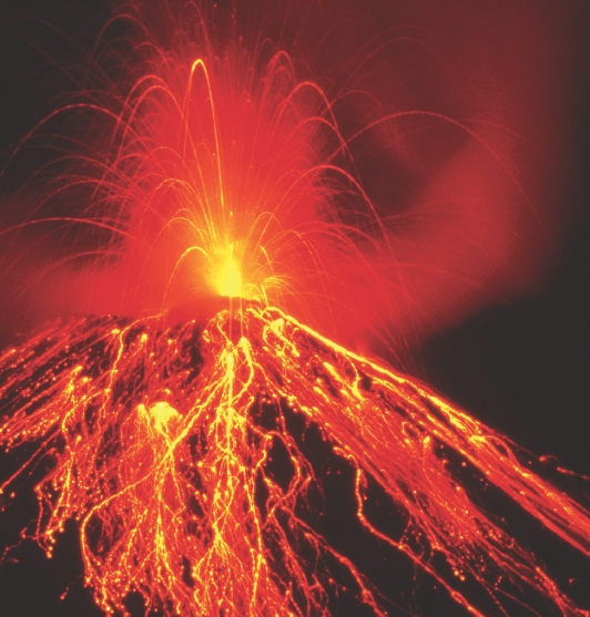Arenal (ah-rā-nol) is an active volcano in Costa Rica.