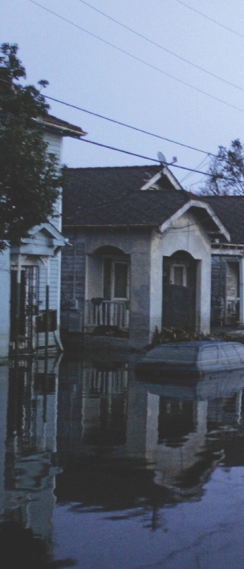 New Orleans, Louisiana, on September 10, 2005, two weeks after Hurricane Katrina hit.