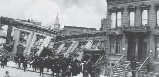 Buildings collapsed after the earthquake in 1906.