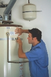 For safety, a water heater should be attached to the wall properly.