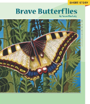Illustration of the title page of the selection “Brave Butterflies”